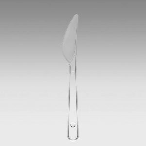 Műanyag kés 17;5cm átlátszó PREMIUM (48 db/csomag)