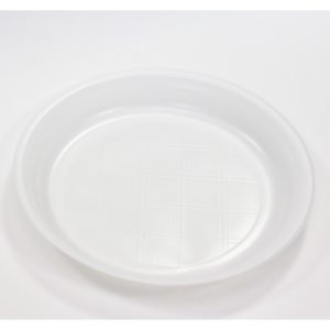 Műanyag tányér d=205mm fehér kiszerelésben SP (100 db/csomag)