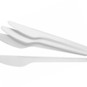 Műanyag kés 16;5cm fehér (200 db/csomag)