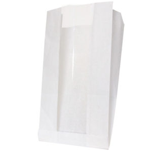 Papírzacskó 200(100)х60х300 ablakos, Viaszolt papír 40 (100 db/csomag)