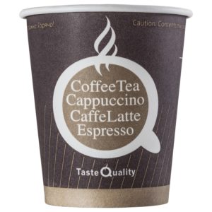 Papirnat kozarec 250 (280) ml za tople napitke, d=80 mm Coffee TQ