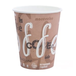 Pohár 300 ml papír d=90mm Coffee forró italok számára (50 db/csomag)