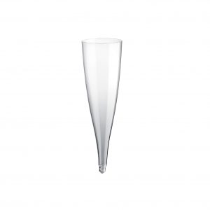 Pezsgős pohár Flute, 140 ml, PS, átlátszó Gold Plast felső (20 db/csomag)
