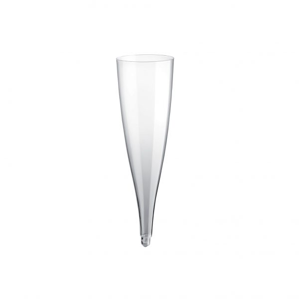 Pezsgős pohár Flute, 140 ml, PS, átlátszó Gold Plast felső (20 db/csomag)