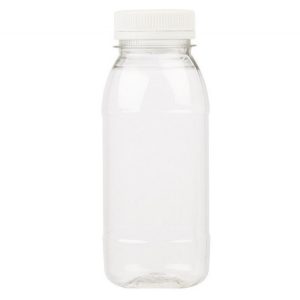 Műanyag üveg 0,3l d-38mm fehér kupakkal (250 db/csomag)