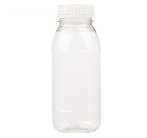 Műanyag üveg 0;3l d-38mm fehér kupakkal (150 db/csomag)