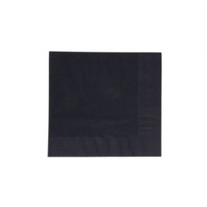 Papír szalvéta 2 rétegű 33х33 125l/csomag DUNI fekete (151803)/Paper napkins 2-layer 33*33; 125sh/pack DUNI, black