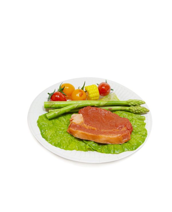 Kerek fehér lemez d = 180 mm Snack Plate (100 db/csomag)