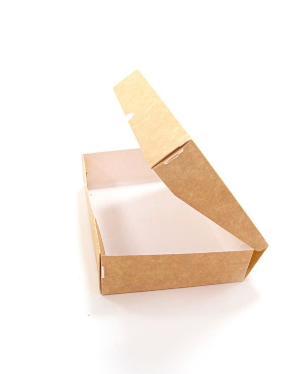 Skatla od papirja Meal Box 1000 ml 200x120x40 mm, Kraft (50 db/csomag)