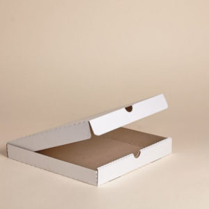 Pizzás doboz 400x400x40 mm hullámkarton (50 db/csomag)